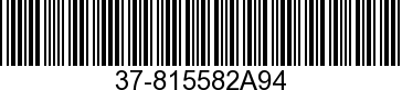 37-815582A94 - DECAL SET          - Replaced by 37-815582A97