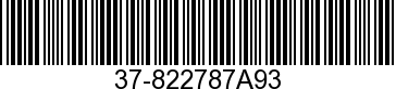 37-822787A93 - DECAL SET          - Replaced by 37-808560A94
