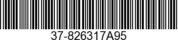 37-826317A95 - DECAL SET          - Replaced by 37-826317A01