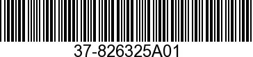 37-826325A01 - DECAL SET (Black  