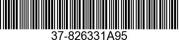 37-826331A95 - DECAL SET          NLA