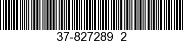 37-827289  2 - DECAL Bezel        - Replaced by 37-827289  4