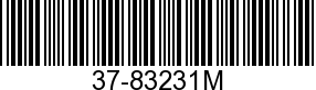 37-83231M - DECAL              - Replaced by 37-81141M