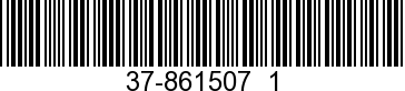 37-861507  1 - DECAL SET         