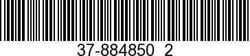37-884850  2 - DECAL SET         