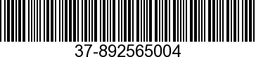 37-892565004 - DECAL Horsepower   - Replaced by 37-8M0061184