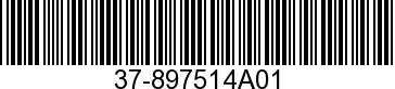 37-897514A01 - DECAL SET (Black  