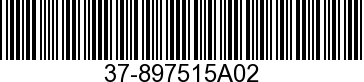 37-897515A02 - DECAL SET (Black  