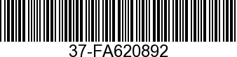37-FA620892 - DECAL              NLA