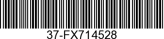 37-FX714528 - DECAL-REAR         NLA