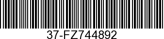 37-FZ744892 - DECAL-FRONT        NLA