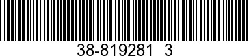 38-819281  3 - PLATE Front - Bot  NLA