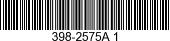 398-2575A 1 - NLA                - Replaced by 398-3297A 1