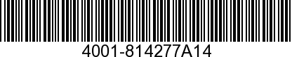 4001-814277A14 - TOP COWL ASSEMBLY  - Replaced by 4001-814277T14