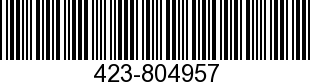 423-804957 - CRANKSHAFT         - Replaced by 423-804957T01