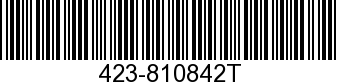 423-810842T - CRANKSHAFT         NLA
