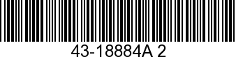 43-18884A 2 - GEAR SET           - Replaced by 43-818657A 2