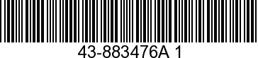 43-883476A 1 - GEAR SET (29/27)   - Replaced by 43-887906A 1