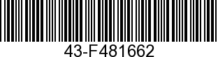 43-F481662 - GEAR-REAR          NLA
