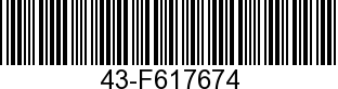 43-F617674 - GEAR-STARTER       - Replaced by 43-803624T