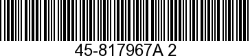 45-817967A2 - ->817967A6 - Replaced by -817967A6