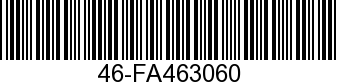 46-FA463060 - BODY ASSEMBLY Wat  - Replaced by 46-803824T