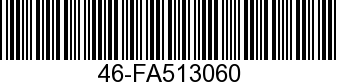 46-FA513060 - BODY ASSEMBLY Wat  NLA