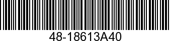 48-18613A40 - BRV2 18.75X17 LH   - Replaced by -8M0078091