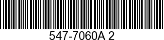 547-7060A 2 - BEARING ASSEMBLY   NLA