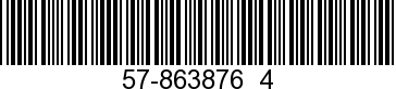 57-863876  4 - BELT Serpentine    - Replaced by 57-865615004
