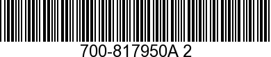 700-817950A2 - ->817950A3 - Replaced by -817950A3