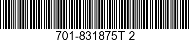 701-831875T 2 - PISTON            