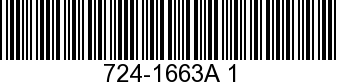 724-1663A 1 - PISTON             - Replaced by 724-2553A 3