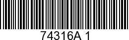 74316A 1 - ARM ASSY           NLA