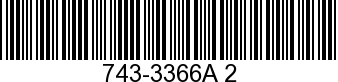743-3366A 2 - PISTON ASSEMBLY    - Replaced by 780-9229A10
