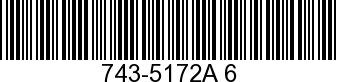 743-5172A 6 - PISTON ASSEMBLY    - Replaced by 780-9229A 7
