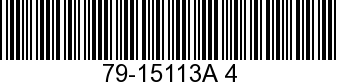 79-15113A 4 - TRIM GAUGE         - Replaced by 79-825338A 3