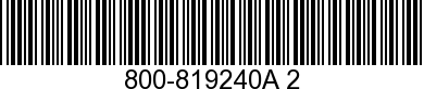800-819240A 2 - CYLINDER ASSEMBLY  - Replaced by 800-819240A 5
