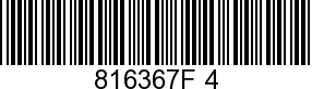 816367F 4 - LEVER              - Replaced by -816367F 6