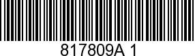 817809A 1 - PLATE              NLA