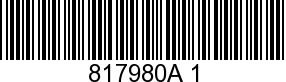 817980A 1 - HSG KIT-U JOINT    - Replaced by -817980A 2