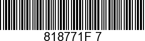 818771F 7 - BRACKET            - Replaced by -818771F 8