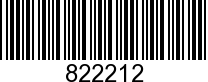 822212 - BUTTON             - Replaced by -822212T