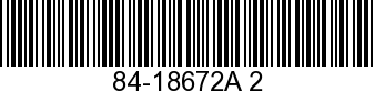 84-18672A 2 - HARNESS ASSEMBLY   NLA