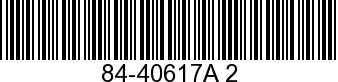 84-40617A 2 - CABLE ASSY         NLA