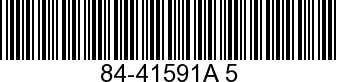 84-41591A 5 - HARNESS ASSEMBLY   - Replaced by 84-41591A 7