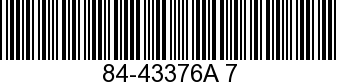 84-43376A 7 - WIRE KIT           - Replaced by 84-813720A 7