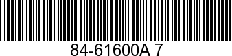 84-61600A 7 - CABLE ASSEMBLY (2 