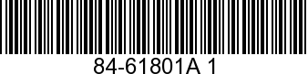 84-61801A 1 - LEAD ASSY          - Replaced by 84-92151A36