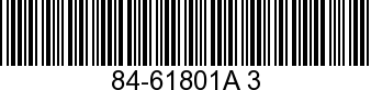 84-61801A 3 - LEAD ASSY          - Replaced by 84-92151A36